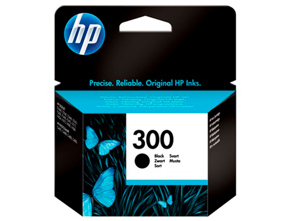 CARTOUCHE HP 300 JET D'ENCRE CC640EE COULEUR NOIR 200P