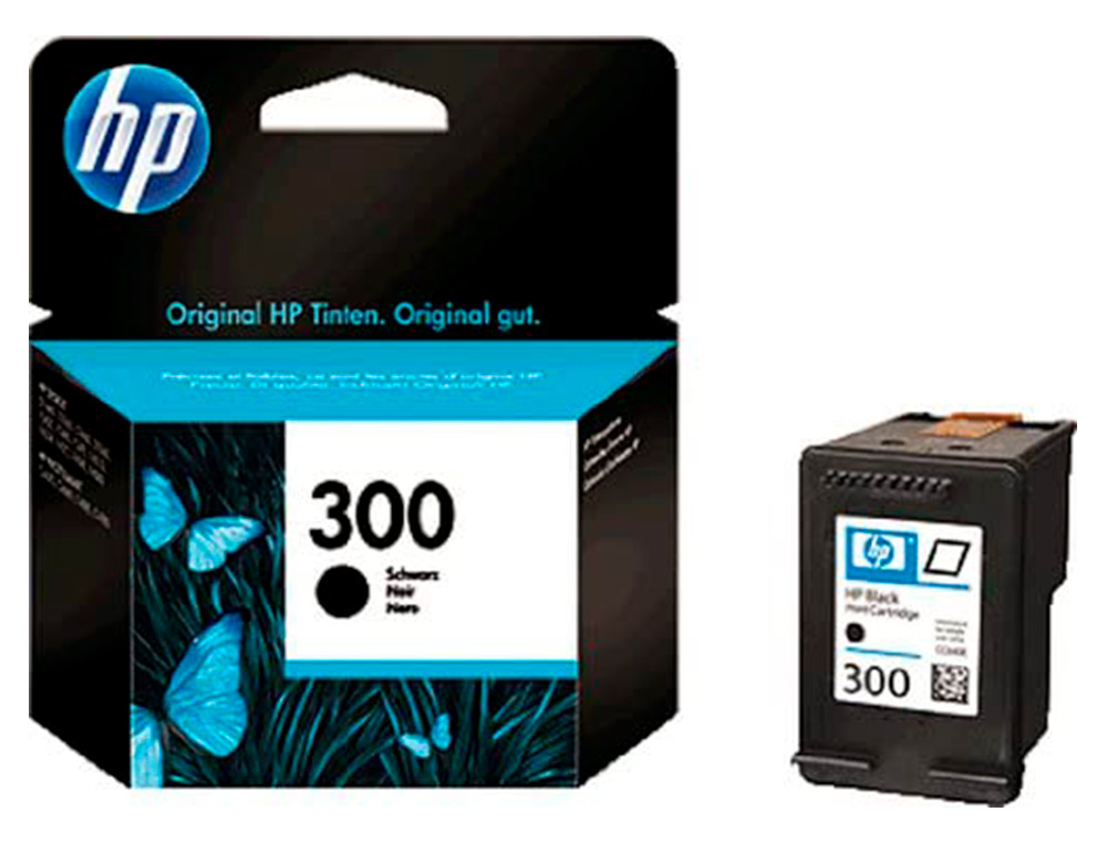 CARTOUCHE HP 300 JET D'ENCRE CC640EE COULEUR NOIR 200P