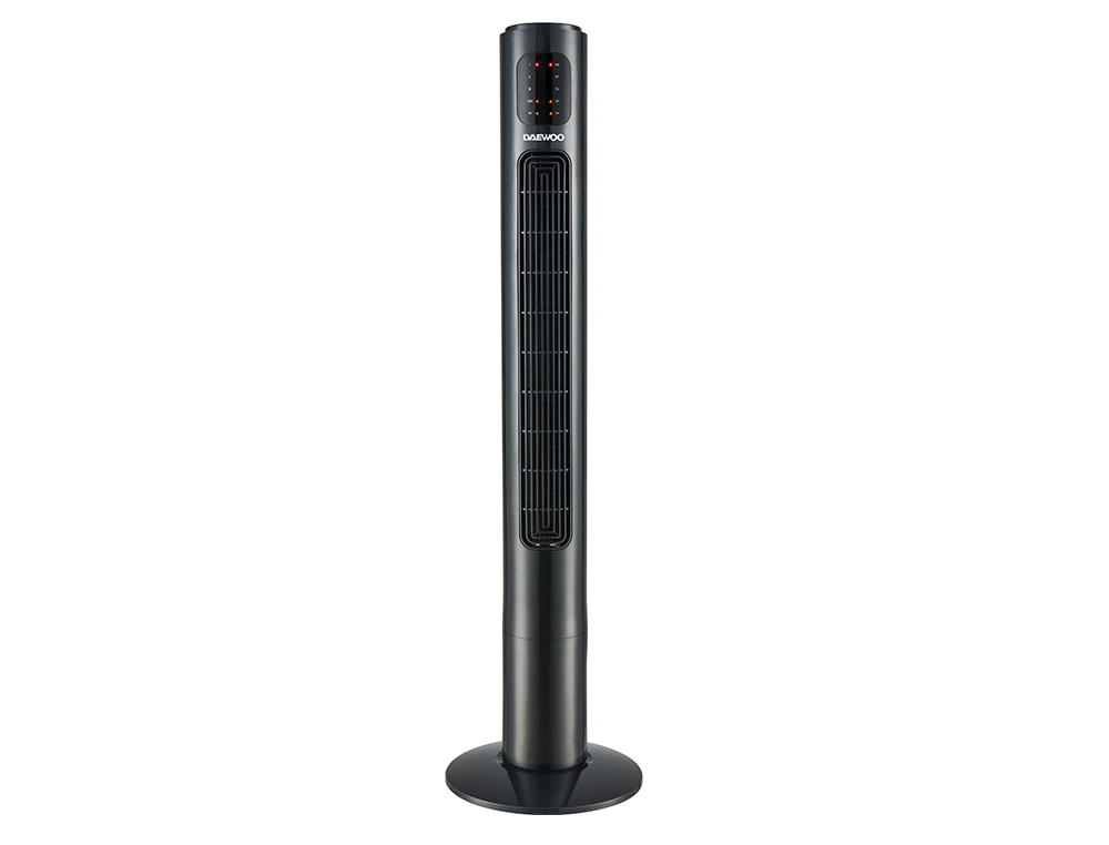 VENTILATEUR DAEWOO TOUR OSCILLATION A 70  3 VITESSE   45W HAUTEUR 1170MM COLORIS    NOIR