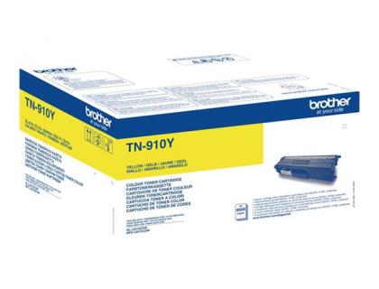 CARTOUCHE BROTHER TN910 COULERU JAUNE 9000 PAG