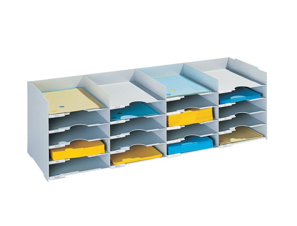 BLOC CLAS.20 CASES 897MM GRIS BLOC  CASES A4 - 4 x 5 - GRIS