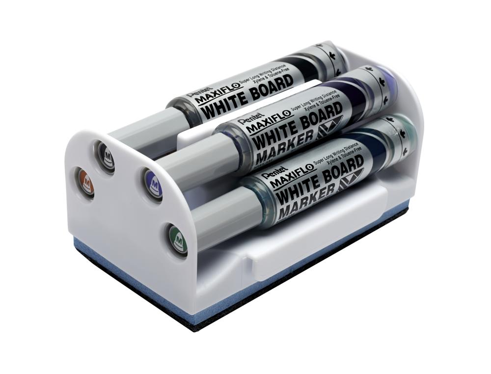 BROSSE MAGN.+4 MARQ.MAXIFLO L BROSSE MAGNTIQUE AVEC 4 MARQUEURS MAXIFLO - POINTE LARGE