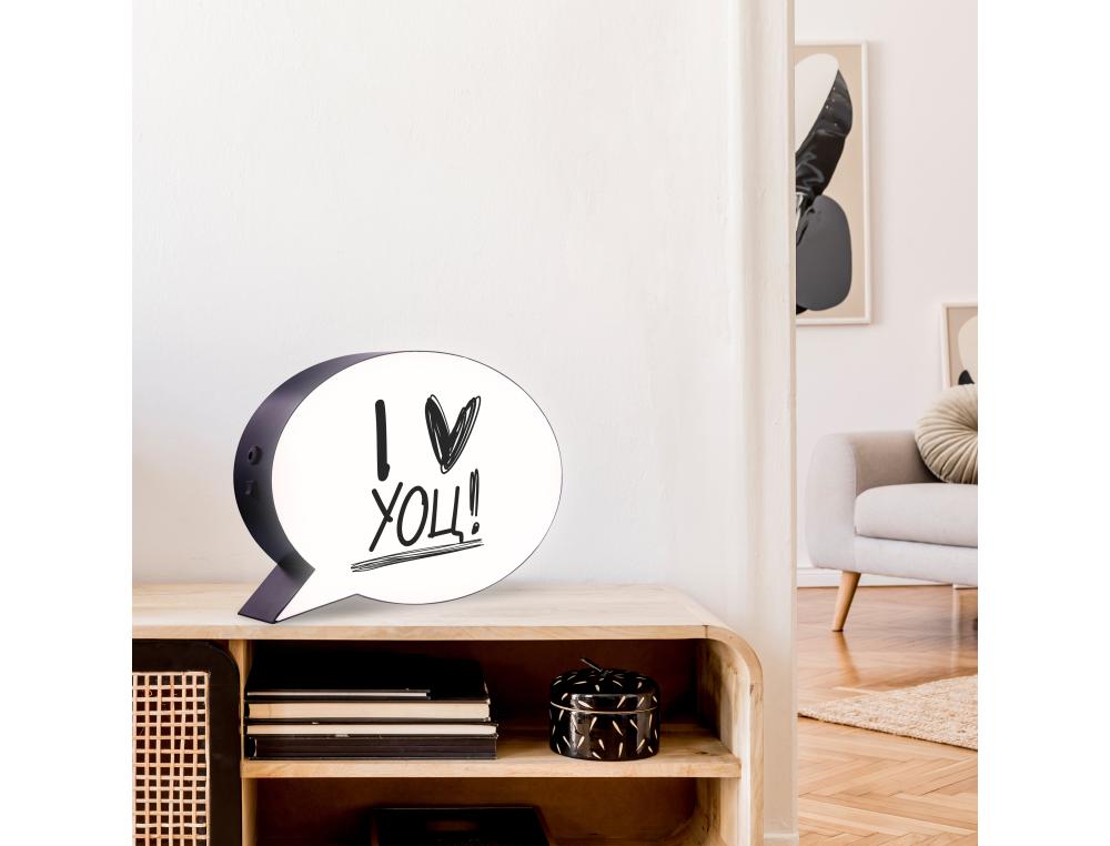 BOITE LUMINEUSE PERSONNALISABLBOITE LUMINEUSE PERSONNALISABLE