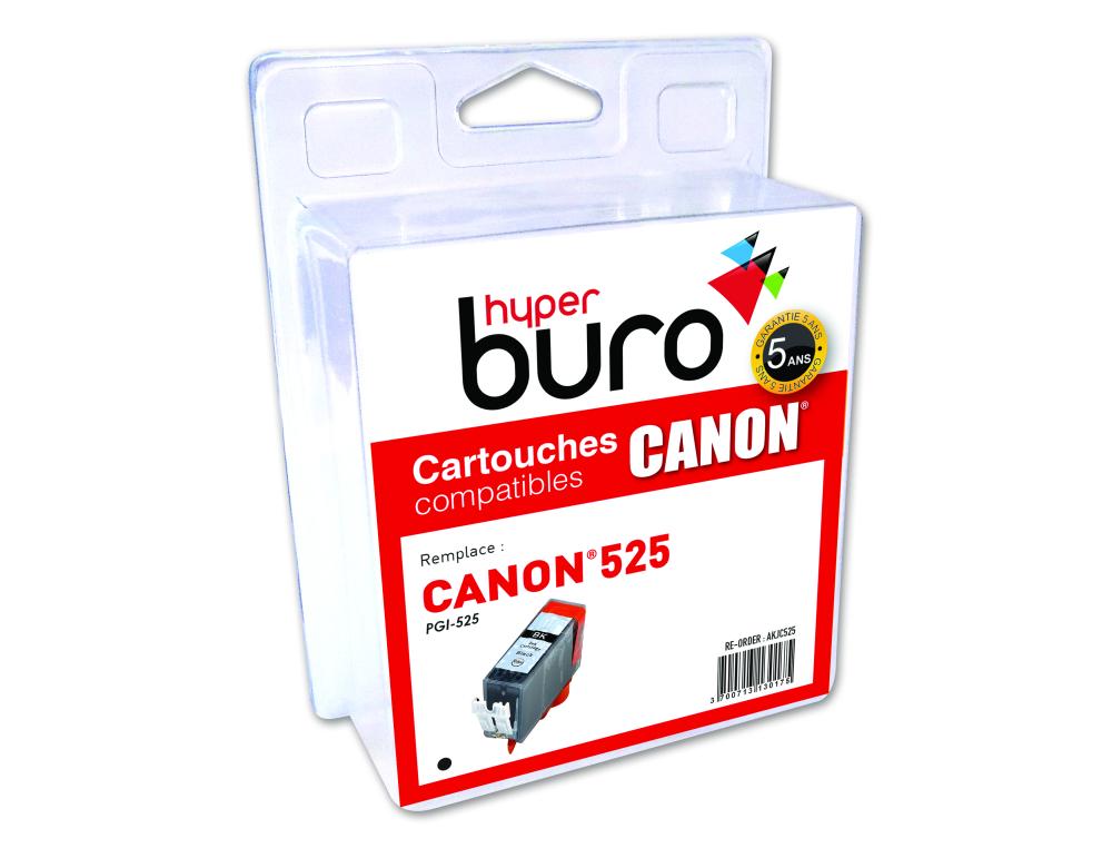 CART.COMP CANON PG525 BK 30,5MCART.COMPATIBLE POUR CANON PG525BK  30.5ML
