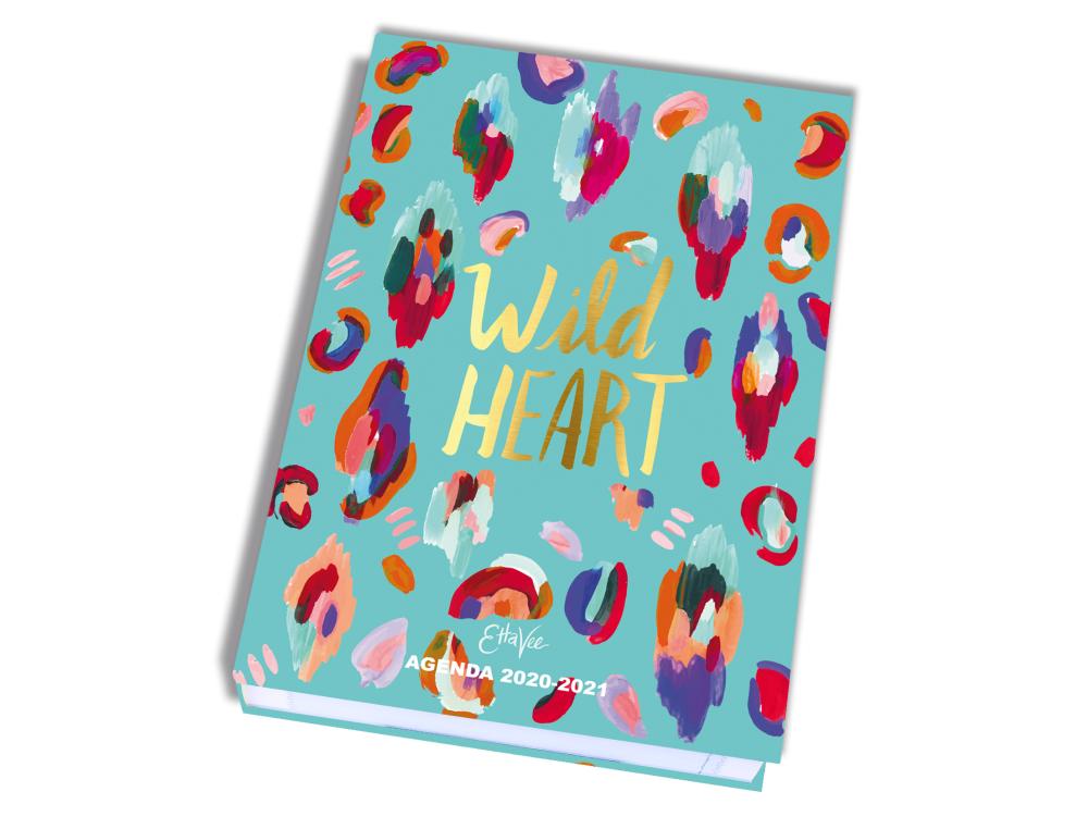 AG.SAS 12X17 ETTAVEE HEART/MAGAGENDA SCOLAIRE - 12X17CM - ETTAVEE WILD HEART MAGIC